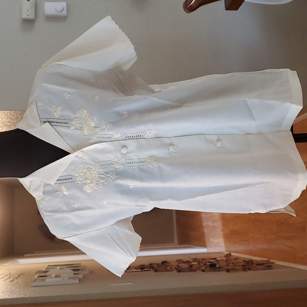 Daffodil Vintage Hand-Embroidered Top